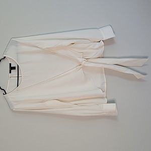 {3/$20} Forever 21 Long Sleeve Front Tie Blouse